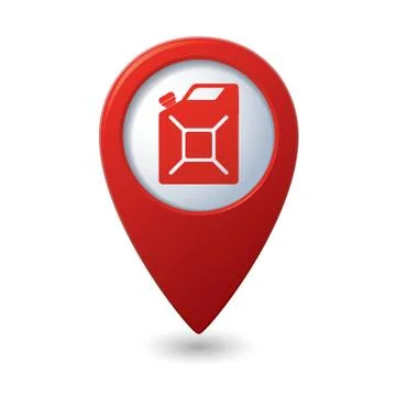 Canister RED pointer Stock Illustration