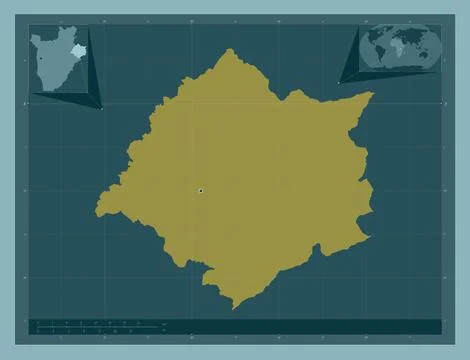 Cankuzo, Burundi. Solid color shape 스톡 일러스트