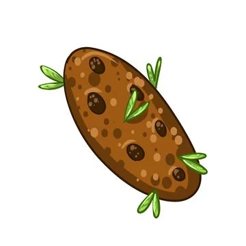 Cannabis biscuits. vector biscuits with marijuana. Legalize Stock Illustration