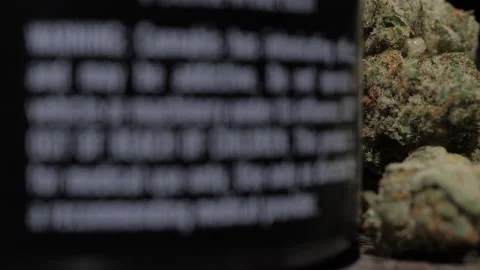 Cannabis can be addictive, Rack focus Stock Footage 237287502