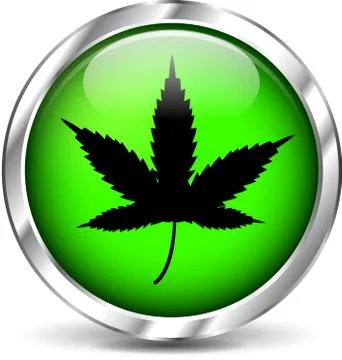 Cannabis icon Stock Illustration