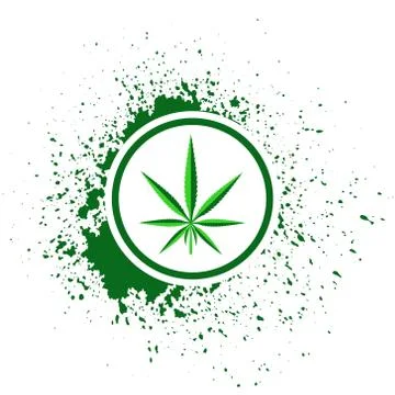 Cannabis icon Stock Illustration