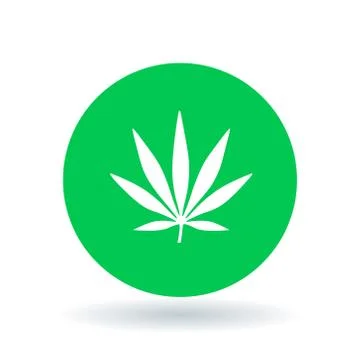 Cannabis icon Stock Illustration