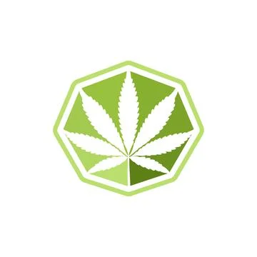 Cannabis Label Stock Illustration