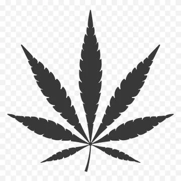 Cannabis leaf, hem vector icon. Natural hemp textile, pharmaceutical, cosmeti Stock Illustration