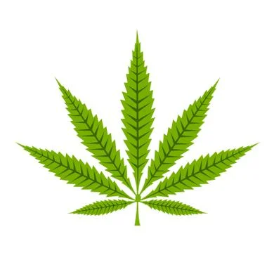 Cannabis leaf icon Stock Illustration