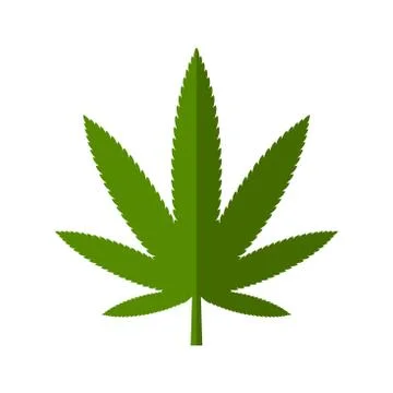 Cannabis Leaf Icon Иллюстрация