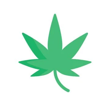 Cannabis leaf icon. Marijuana leaf. Marijuana weed. Vector. Stock Illustration