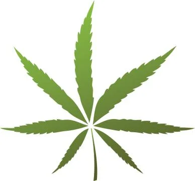 Cannabis leaf Stock Illustration