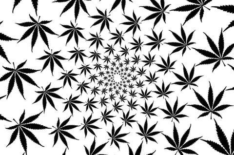Cannabis plant background , Stock Illustration