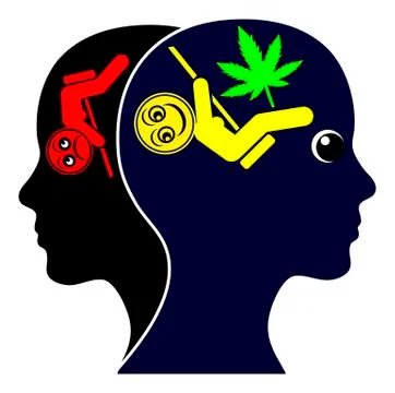 Cannabis for Recreation Illustrazione stock