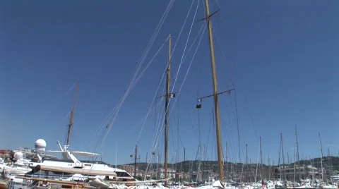 Canne-harbor-01 Stock Footage 845809
