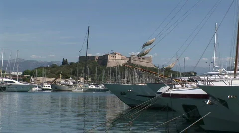 Canne-harbor-02 Stock Footage 845829