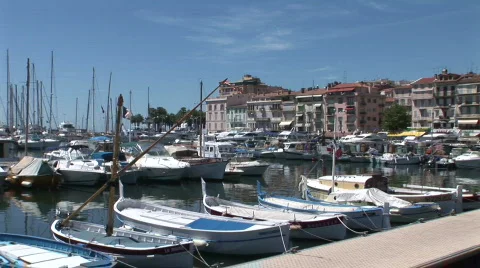 Canne-harbor-03 Stock Footage 845874