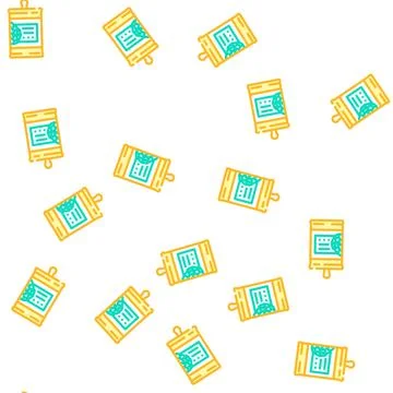 Canned artichoke vector seamless pattern Stock Illustration