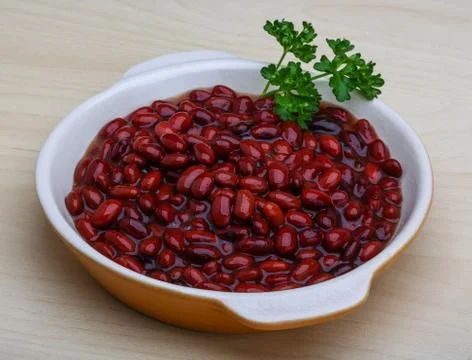 Canned beans Stock Photos
