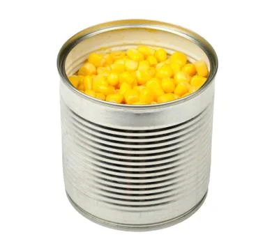 Canned corn Stock Photos