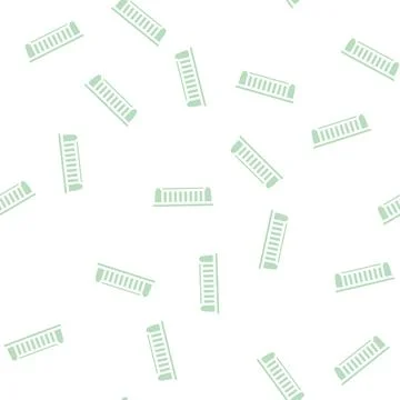 Canned fish container glyph vector seamless pattern Illustrazione stock