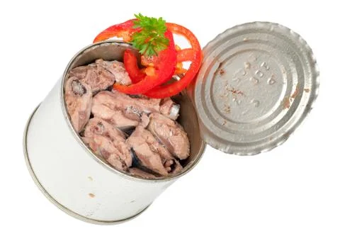 Canned fish Stock Photos
