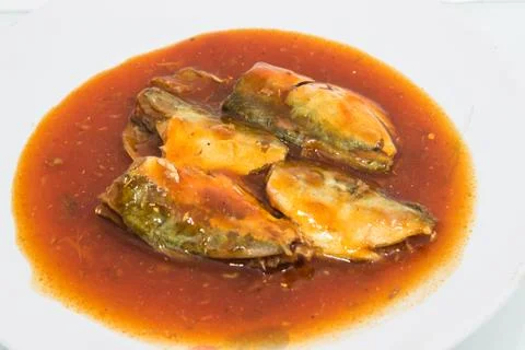 Canned fish Foto stock