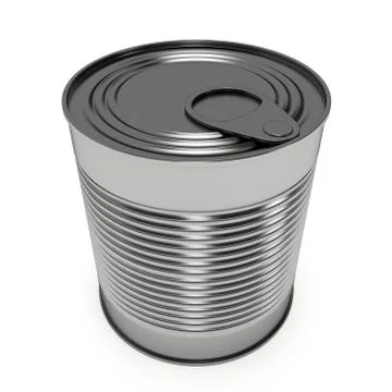 Canned food 3D render Illustrazione stock