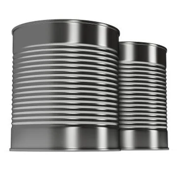 Canned food 3D render イラスト素材