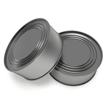 Canned food 3D render イラスト素材