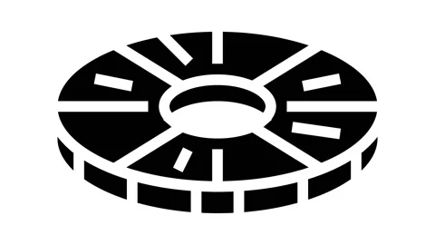 Canned pineapple glyph icon animation Stock Footage 224873356