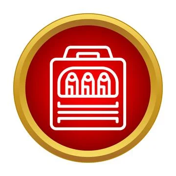 Canned sardines packaging box icon displaying seafood Stock Illustration