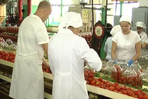 Canned vegetables 스톡 동영상 12289476