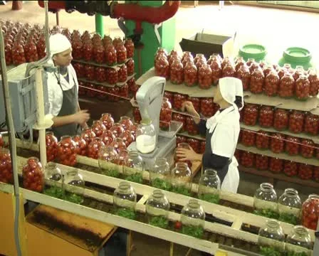 Canned vegetables Stock Footage 12289493