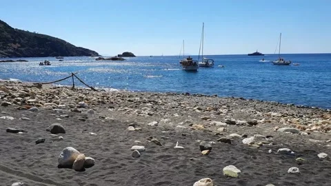 Cannello beach Vídeos de archivo 137446129