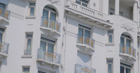 CANNES APARTMENT WINDOWS Stock Footage 221429260