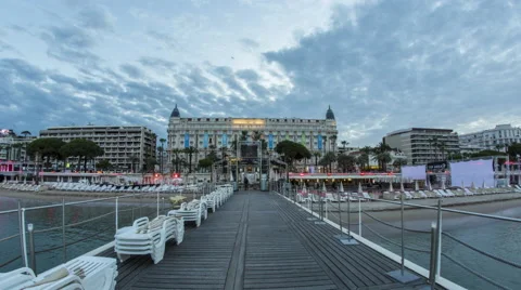 Cannes: Boardwalk Stock Footage 51715031