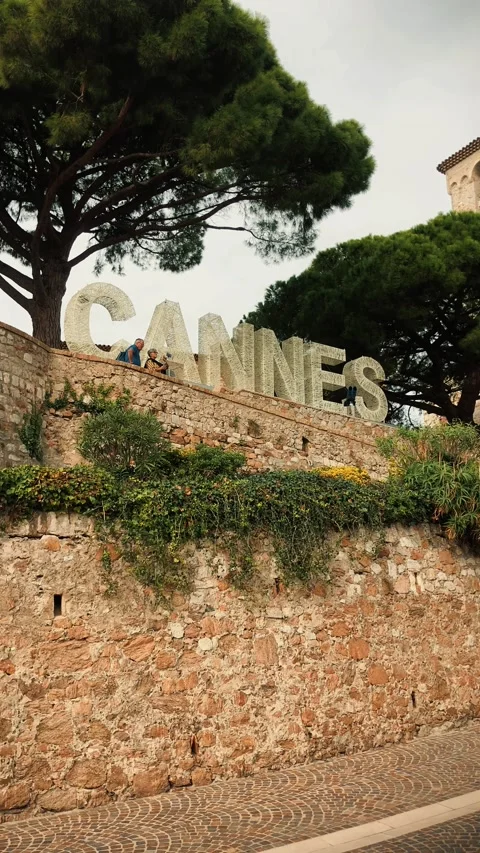 Cannes city  Video stock 343895197
