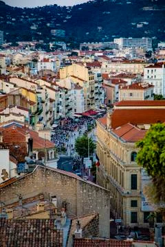 Cannes, a resort town on the French Riviera. Alpes-Maritimes. Stock Photos
