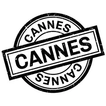 Cannes rubber stamp Stock Illustration