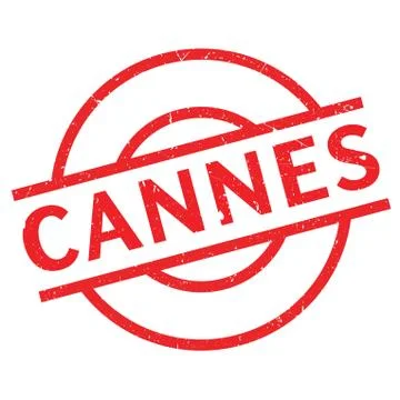 Cannes rubber stamp Stock Illustration