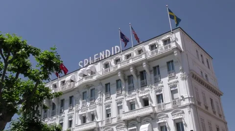 Cannes Splendid facade Stock Footage 54604464