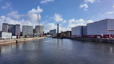 Canning Dock Waterfront and Historic Pumphouse Vídeos de archivo 346167832