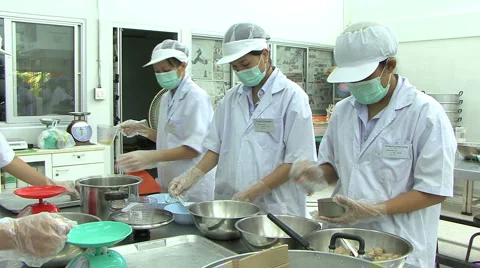 Canning Food Samples Stock-Footage 1068896