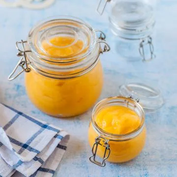 Canning Lemon Curd Stock Photos
