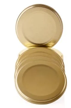 Canning lids Stock Photos