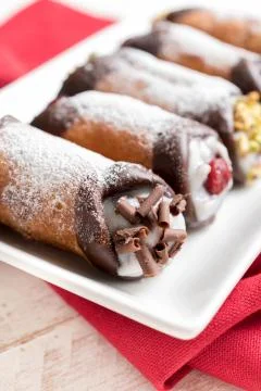 Cannoli time Stock Photos