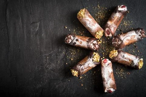 Cannoli time Stock Photos