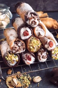 Cannoli tower Foto stock