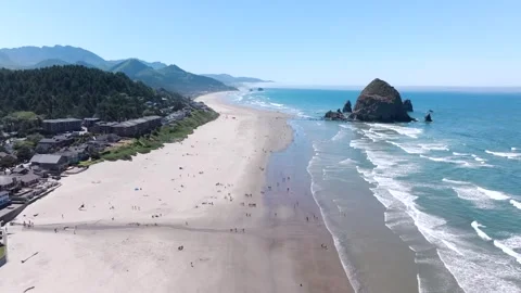 Cannon Beach-04 Video stock 279938989