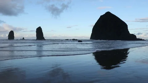 Cannon Beach Stock Footage 73208365