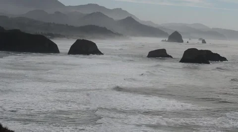 Cannon Beach, Oregon Stock Footage 46302674