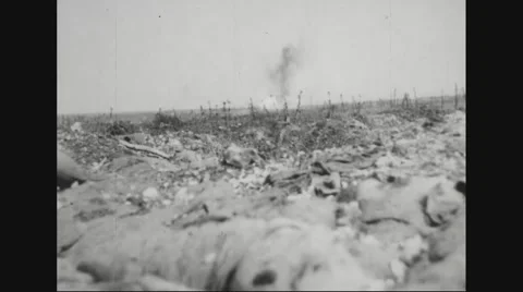 Cannon being fired Stock Footage